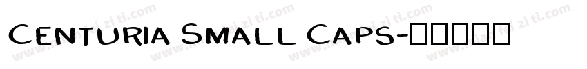 Centuria Small Caps字体转换